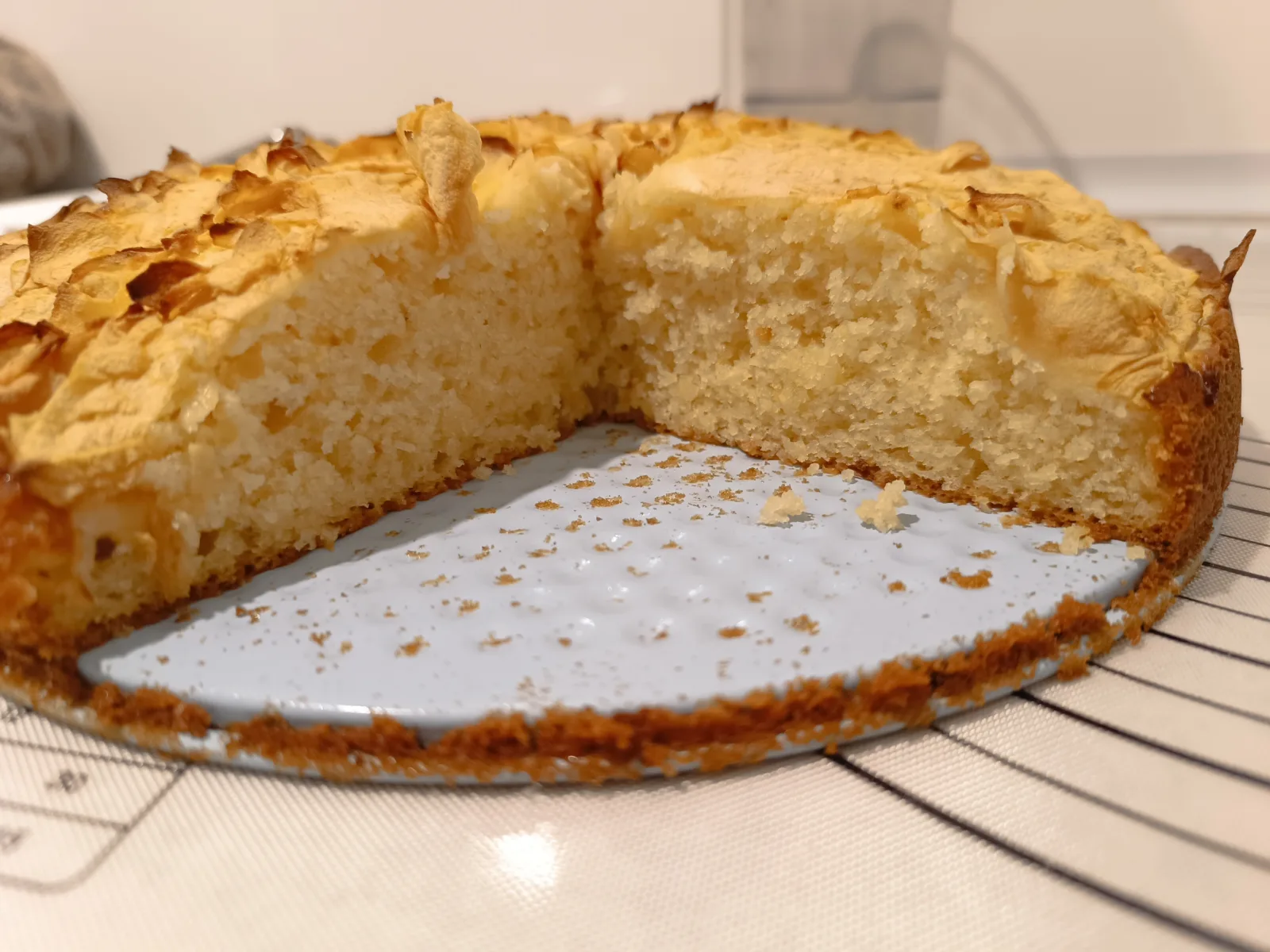 Apfel-Joghurt-Kuchen mit Kokos & Limette